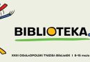 Tydzień bibliotek 2026. Biblioteka. Otwierasz. Odkrywasz.